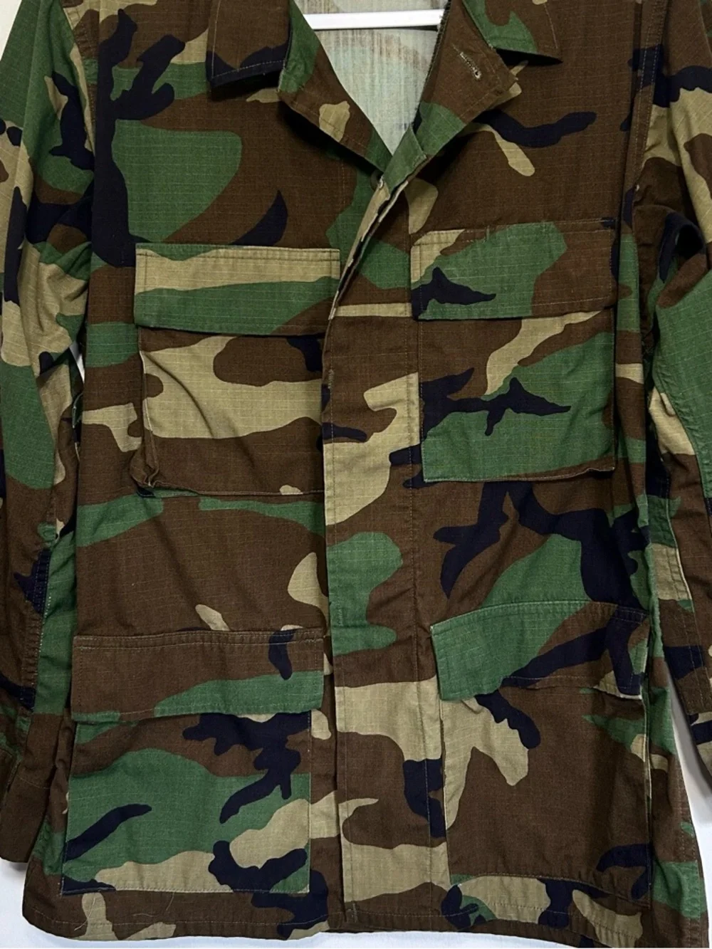 Vintage 1993 US Army Military Issue Battle Dress Uniform Coat